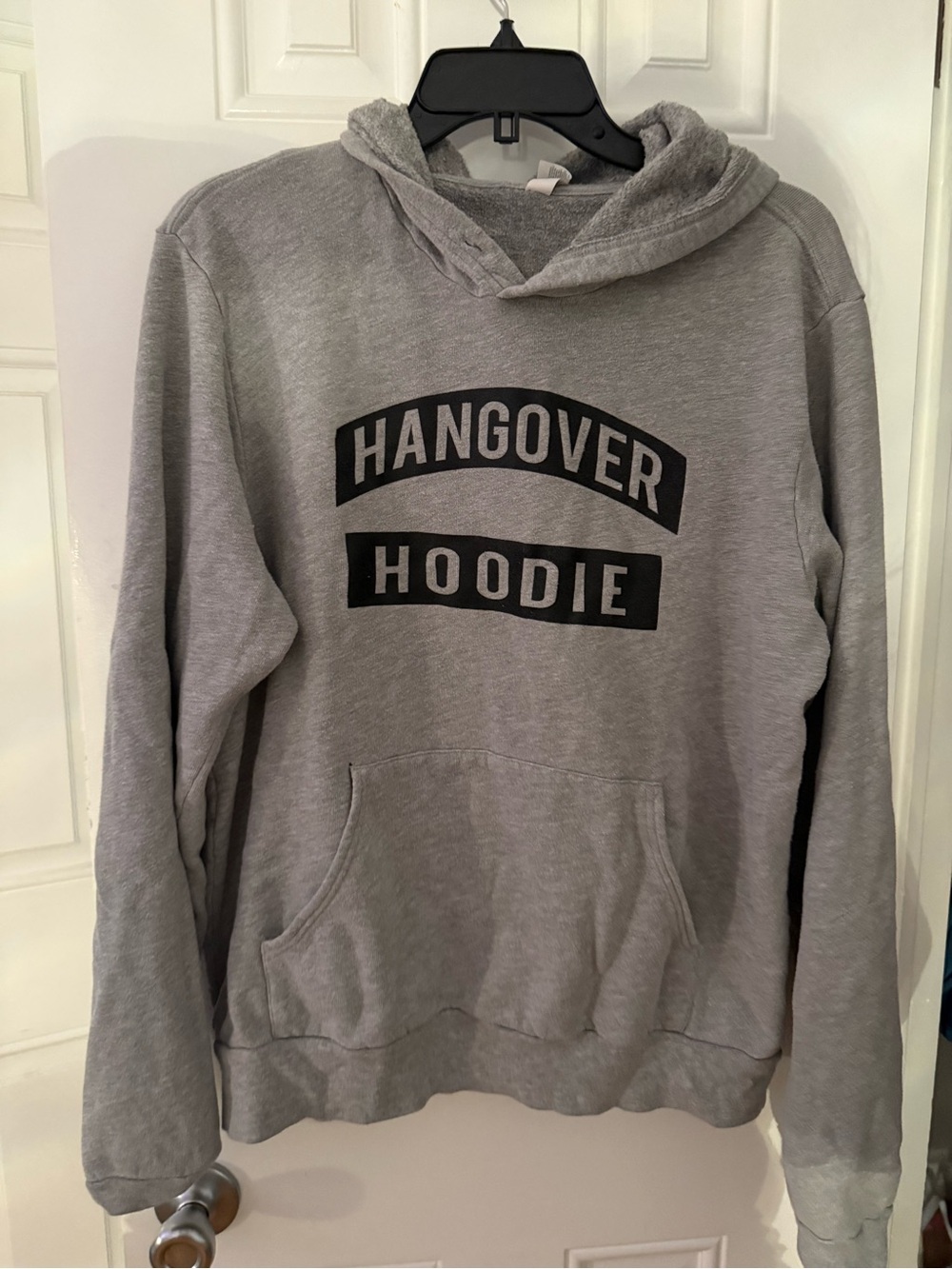 Gray "Hangover Hoodie" Pullover Sweatshirt